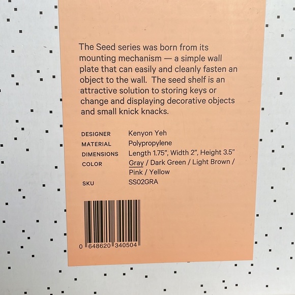 Gray Seed Shelf - Picture 5 of 5